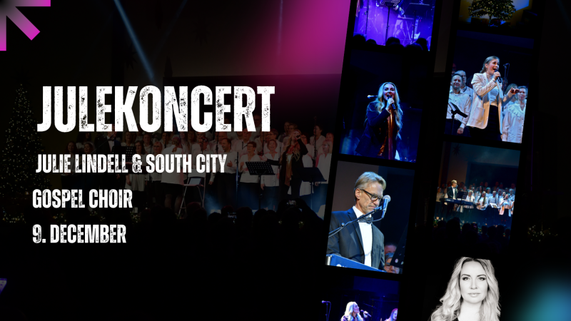 Julekoncert med Julie Lindell & South City Gospel Choir